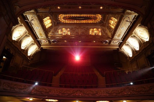 The stage, set