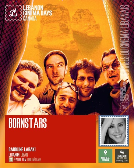 Poster for the film Bornstars, from the Lebanon Cinema Days 2025 official selection.
