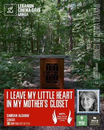 Poster for the short film I Leave My Little Heart in My …, from the Lebanon Cinema Days 2025 official selection.
