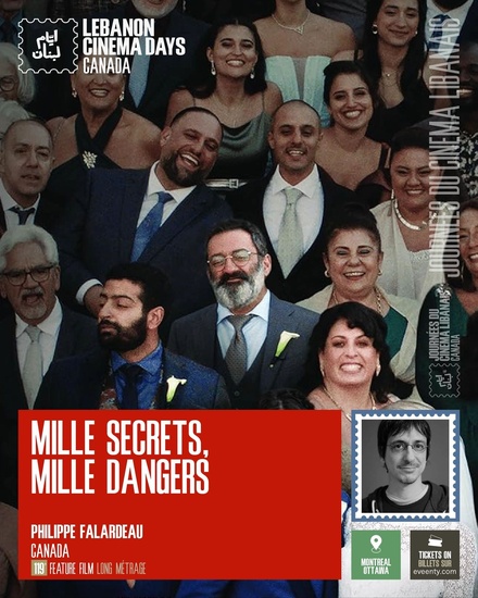 Poster for the film Mille Secrets Mille Dangers, from the Lebanon Cinema Days 2025 official selection.