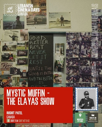 Poster for the short film Mystic Muffin, from the Lebanon Cinema Days 2025 official selection.