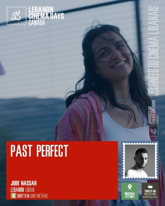 Poster for the short film Past Perfect, from the Lebanon Cinema Days 2025 official selection.