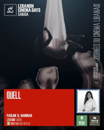 Poster for the short film Quell, from the Lebanon Cinema Days 2025 official selection.