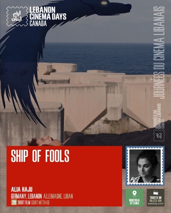 Poster for the short film Ship of Fools, from the Lebanon Cinema Days 2025 official selection.