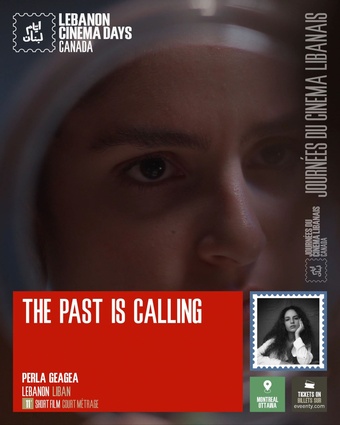 Poster for the short film The Past is Calling, from the Lebanon Cinema Days 2025 official selection.