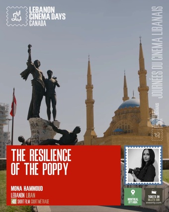 Poster for the short film The Resilience of the Poppy, from the Lebanon Cinema Days 2025 official selection.