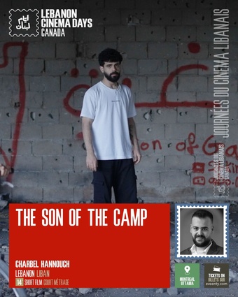 Poster for the short film The son of the camp, from the Lebanon Cinema Days 2025 official selection.