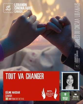 Poster for the short film Tout Va Changer, from the Lebanon Cinema Days 2025 official selection.