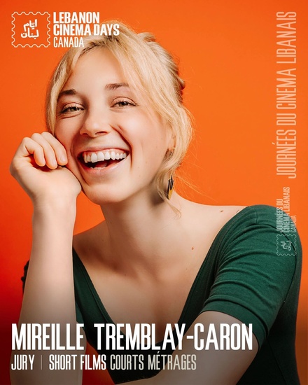 Mireille Tremblay-Caron, Short Films jury, Lebanon Cinema Days Canada 2025.
